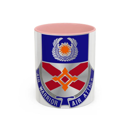 111 Aviation Regiment (U.S. Army) Accent Coffee Mug-11oz-Pink-Go Mug Yourself