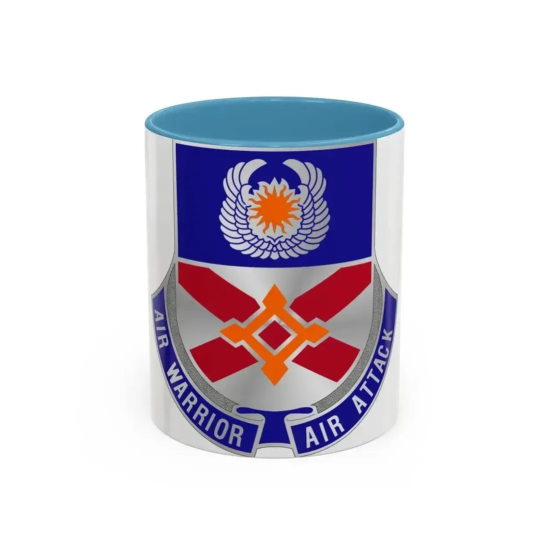 111 Aviation Regiment (U.S. Army) Accent Coffee Mug 11oz Light Blue - Go Mug Yourself