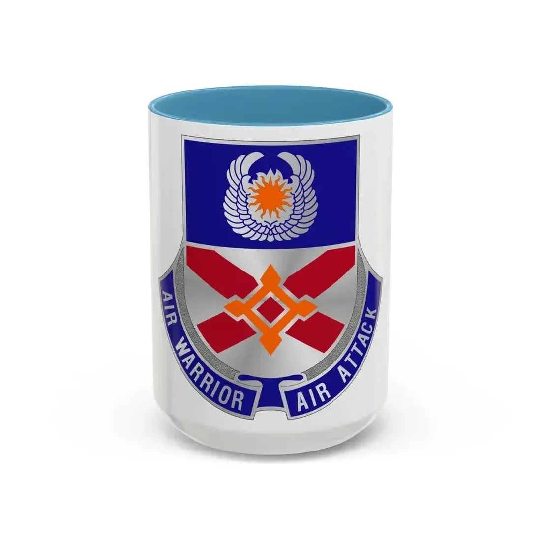 111 Aviation Regiment (U.S. Army) Accent Coffee Mug 15oz Light Blue - Go Mug Yourself