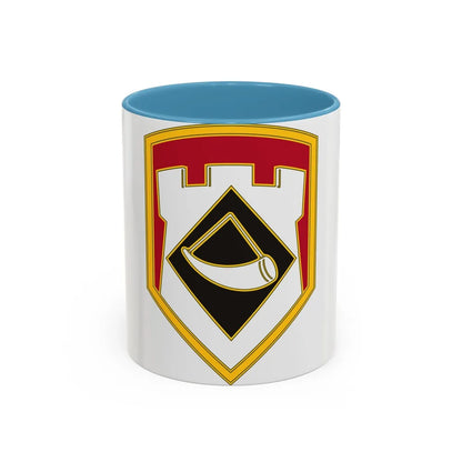 111 Engineer Brigade (U.S. Army) Accent Coffee Mug-11oz-Light Blue-Go Mug Yourself