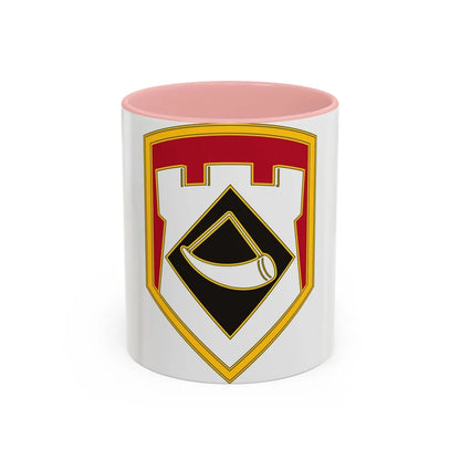 111 Engineer Brigade (U.S. Army) Accent Coffee Mug-11oz-Pink-Go Mug Yourself