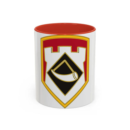 111 Engineer Brigade (U.S. Army) Accent Coffee Mug-11oz-Red-Go Mug Yourself