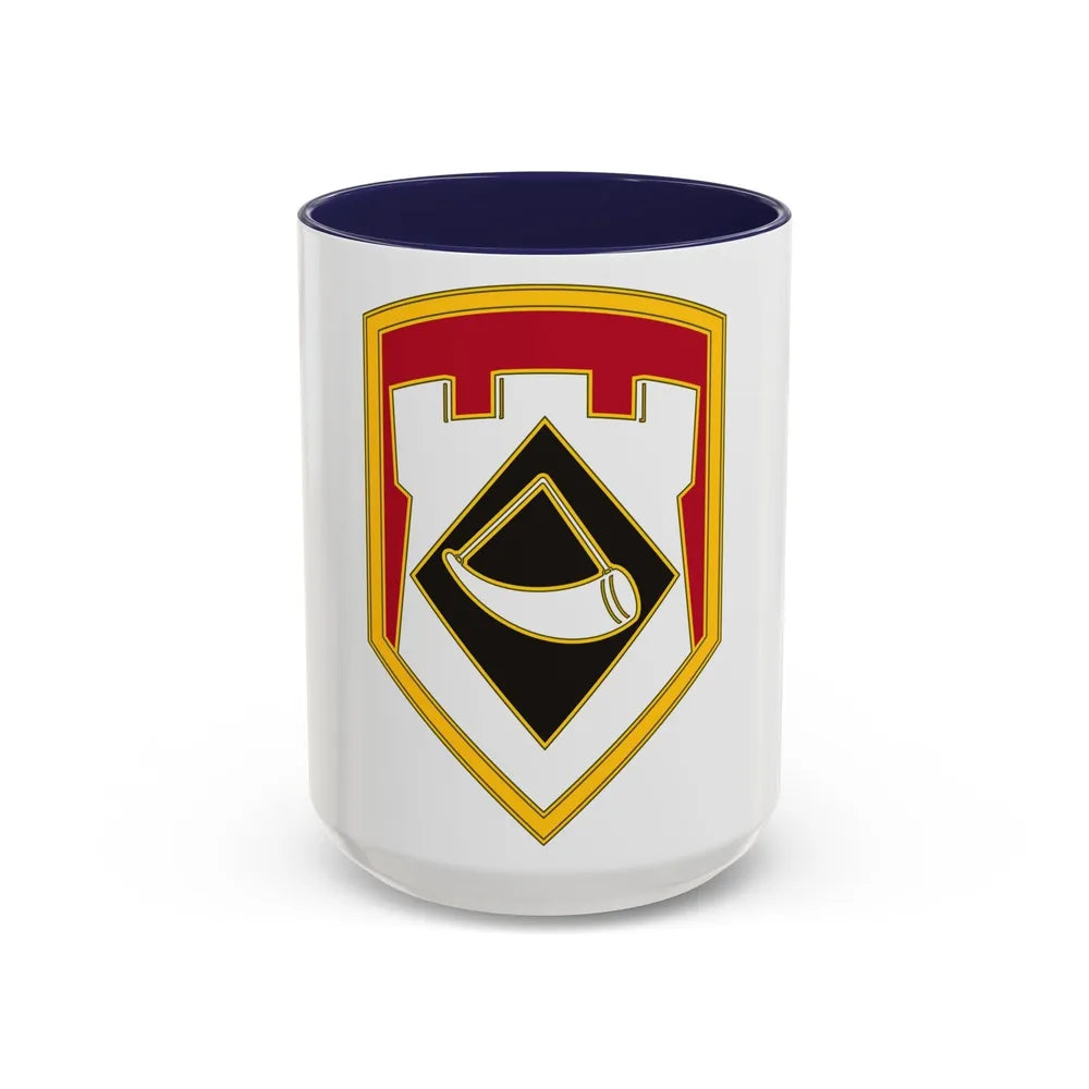 111 Engineer Brigade (U.S. Army) Accent Coffee Mug-15oz-Navy-Go Mug Yourself