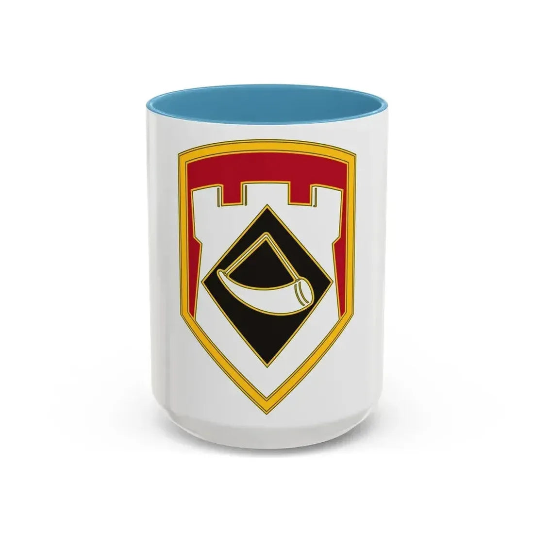111 Engineer Brigade (U.S. Army) Accent Coffee Mug 15oz Light Blue - Go Mug Yourself