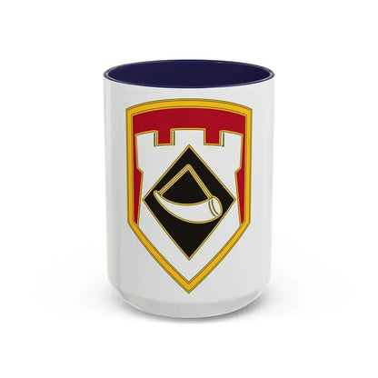 111 Engineer Brigade (U.S. Army) Accent Coffee Mug 15oz Navy - Go Mug Yourself