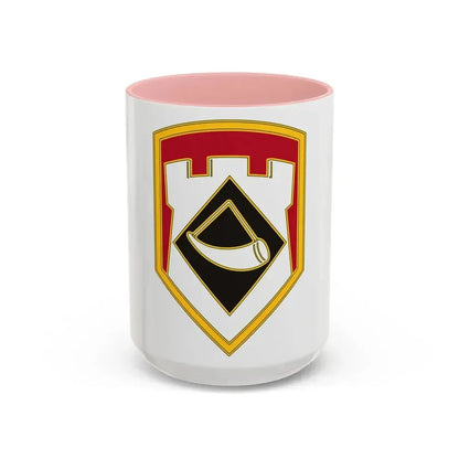 111 Engineer Brigade (U.S. Army) Accent Coffee Mug 15oz Pink - Go Mug Yourself