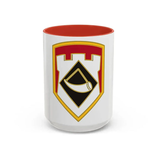 111 Engineer Brigade (U.S. Army) Accent Coffee Mug 15oz Red - Go Mug Yourself