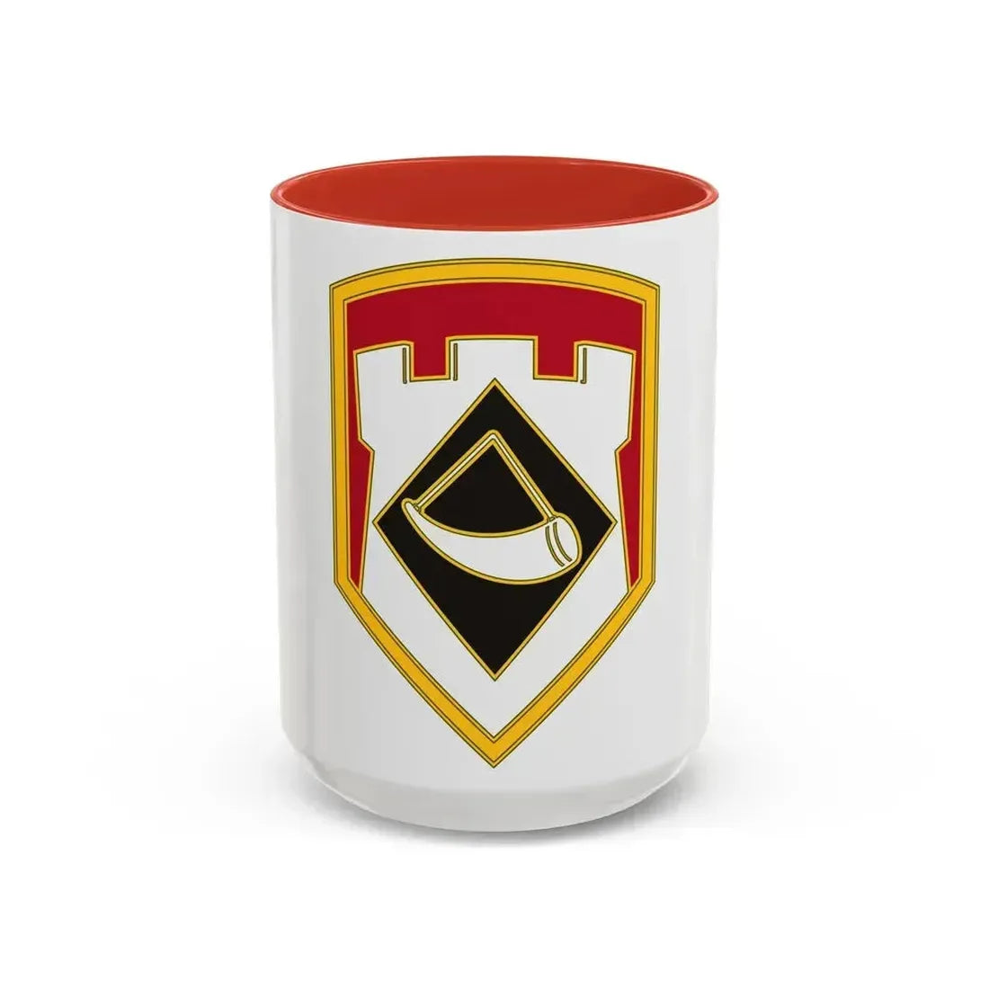 111 Engineer Brigade (U.S. Army) Accent Coffee Mug 15oz Red - Go Mug Yourself
