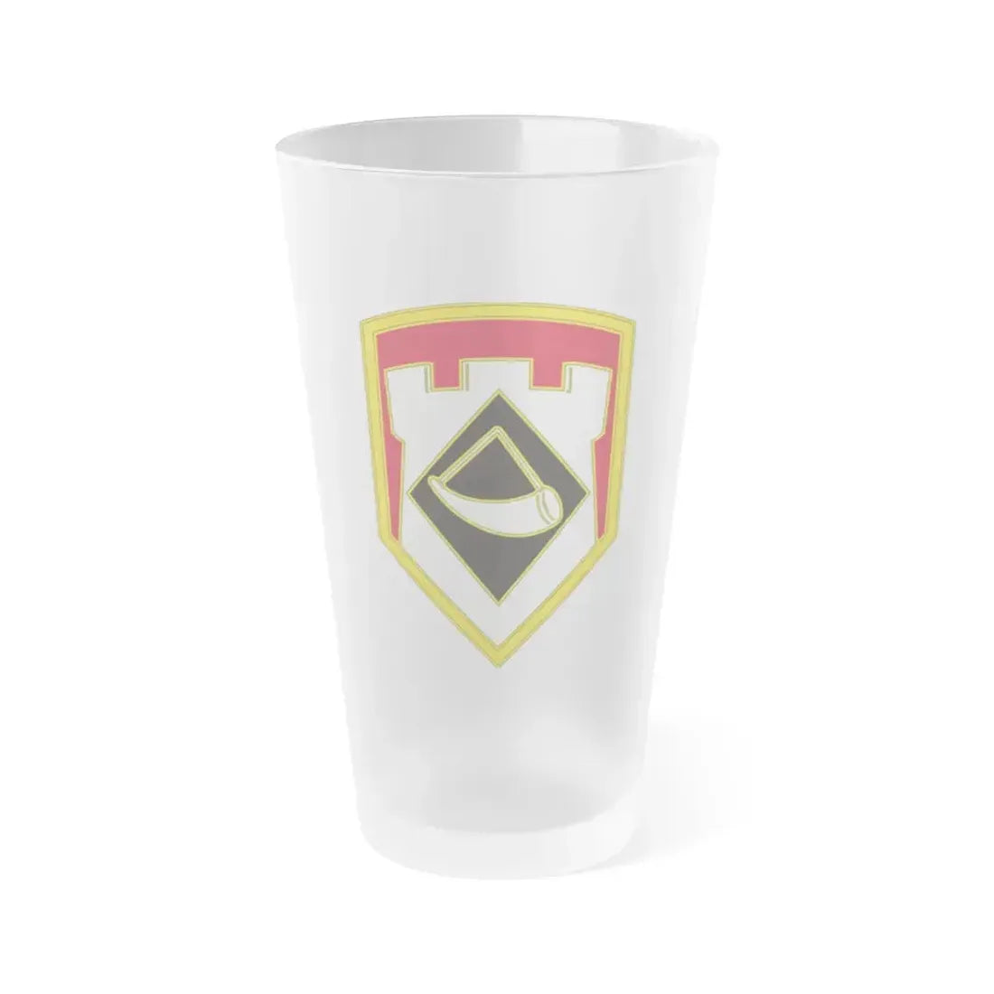 111 Engineer Brigade (U.S. Army) Frosted Pint Glass 16oz Default Title - Go Mug Yourself