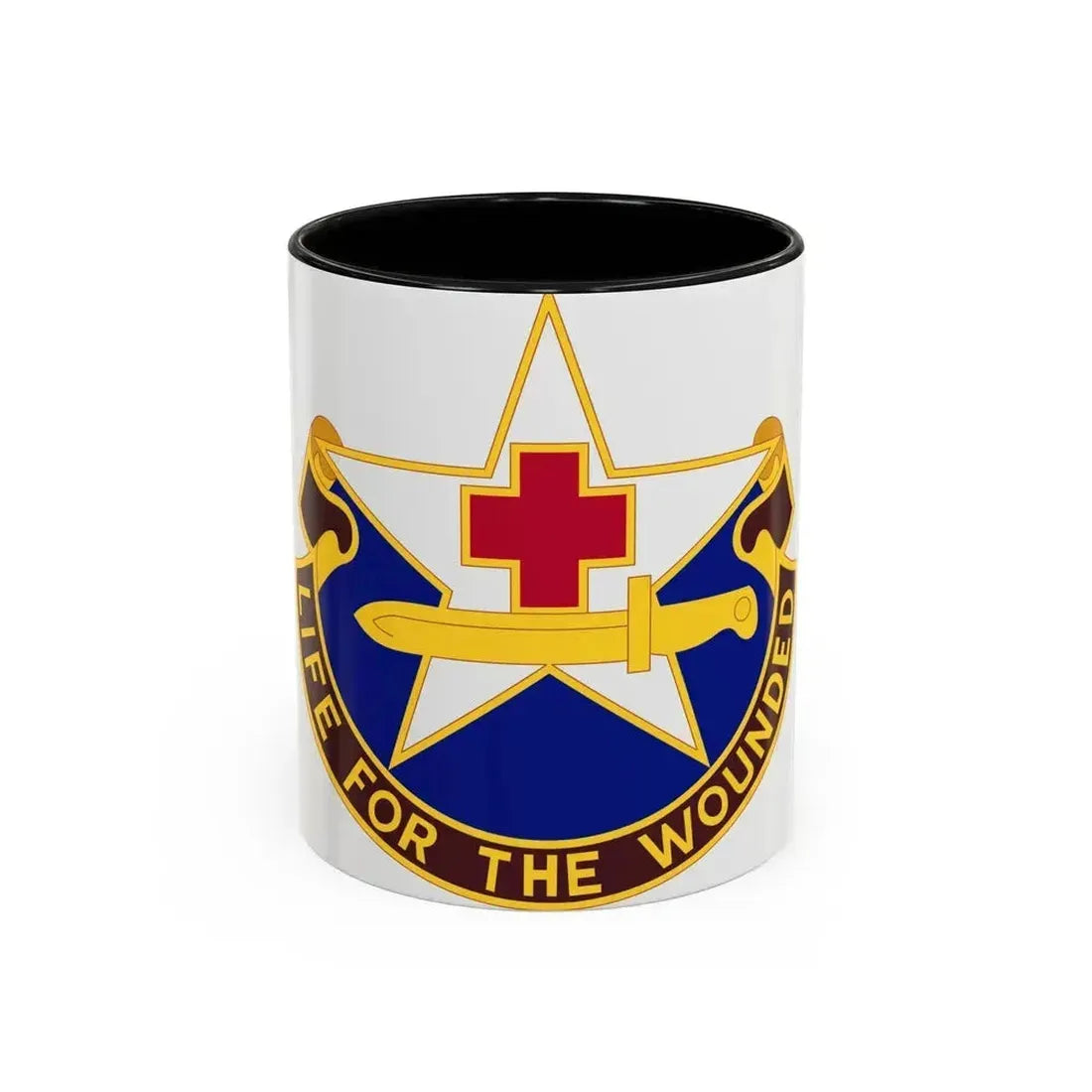 111 Medical Battalion (U.S. Army) Accent Coffee Mug 11oz Black - Go Mug Yourself