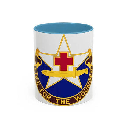 111 Medical Battalion (U.S. Army) Accent Coffee Mug 11oz Light Blue - Go Mug Yourself
