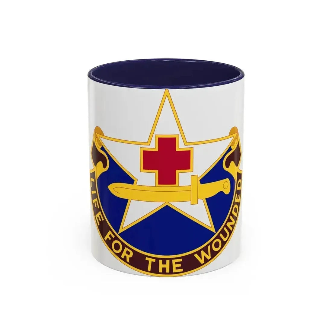 111 Medical Battalion (U.S. Army) Accent Coffee Mug 11oz Navy - Go Mug Yourself