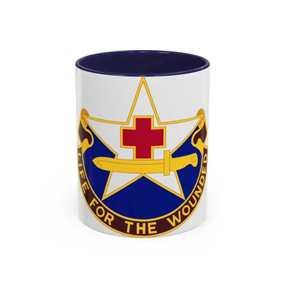 111 Medical Battalion (U.S. Army) Accent Coffee Mug 11oz Navy - Go Mug Yourself