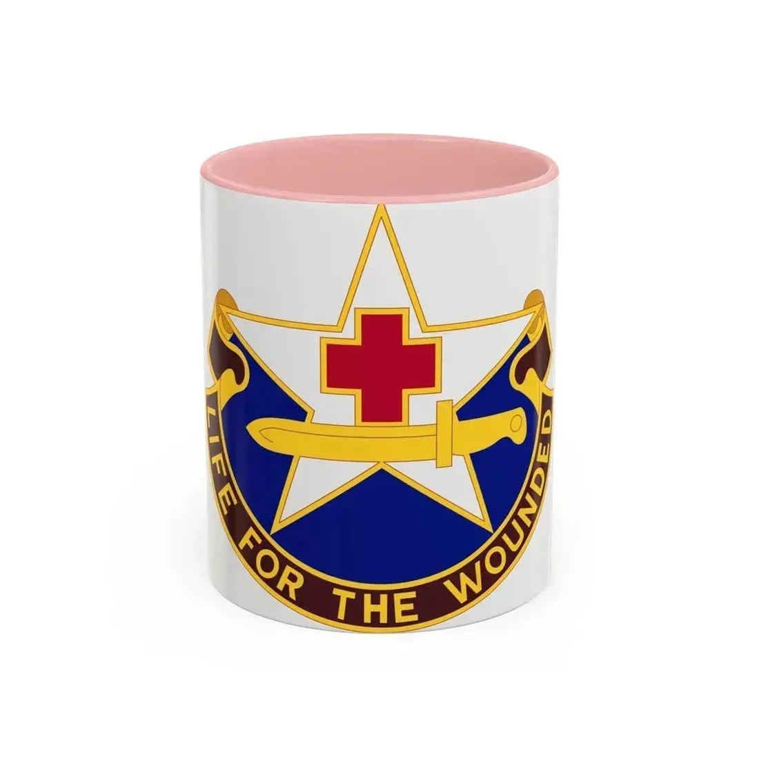 111 Medical Battalion (U.S. Army) Accent Coffee Mug 11oz Pink - Go Mug Yourself
