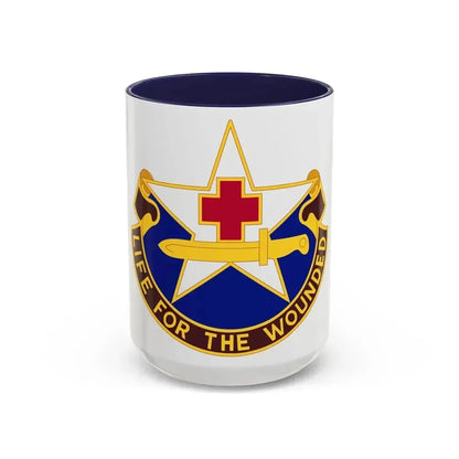 111 Medical Battalion (U.S. Army) Accent Coffee Mug 15oz Navy - Go Mug Yourself