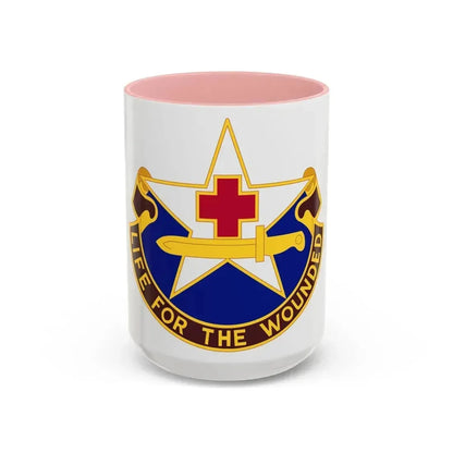 111 Medical Battalion (U.S. Army) Accent Coffee Mug 15oz Pink - Go Mug Yourself