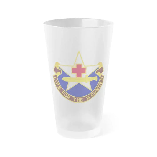 111 Medical Battalion (U.S. Army) Frosted Pint Glass 16oz Default Title - Go Mug Yourself