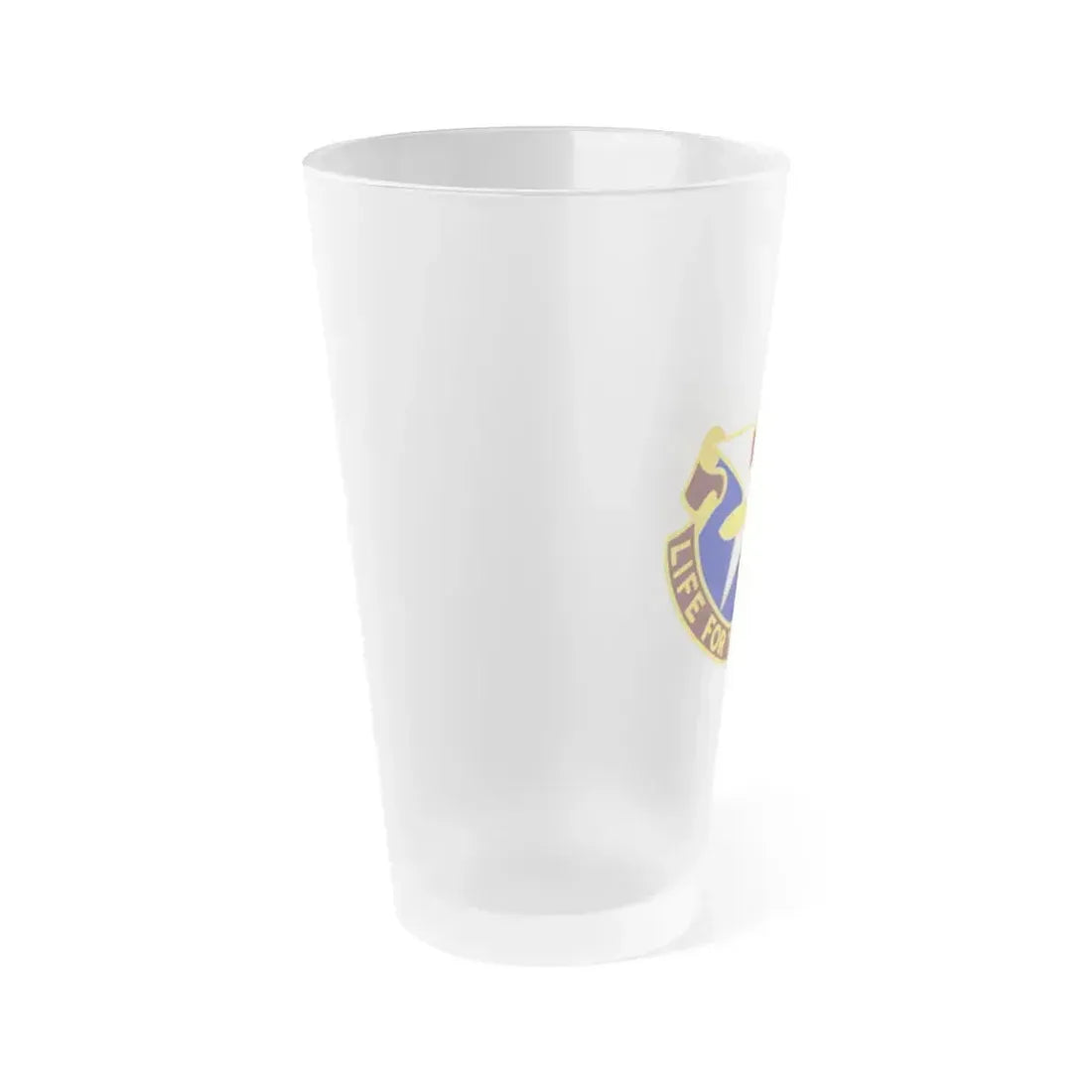 111 Medical Battalion (U.S. Army) Frosted Pint Glass 16oz - Go Mug Yourself