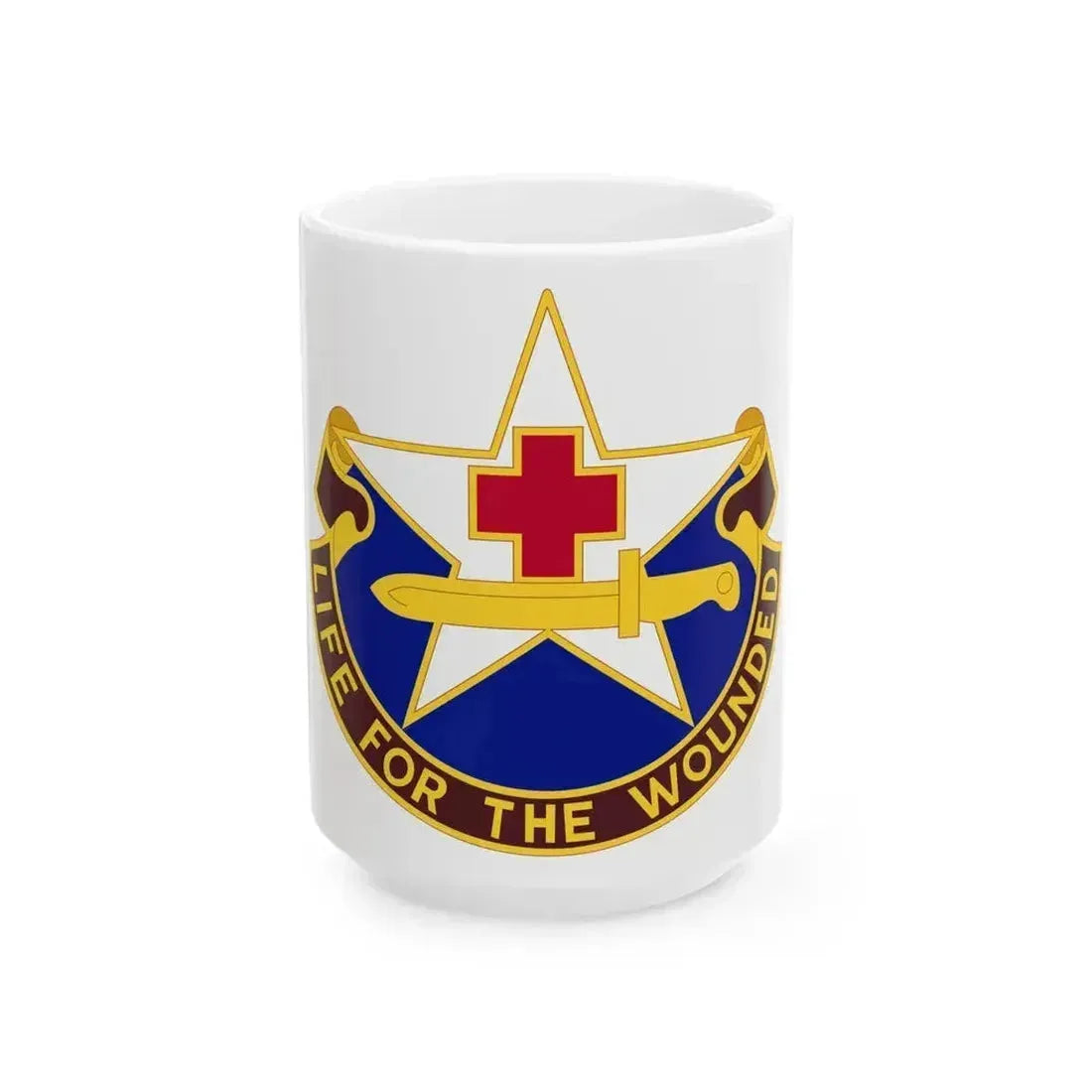111 Medical Battalion (U.S. Army) White Coffee Mug 15oz - Go Mug Yourself
