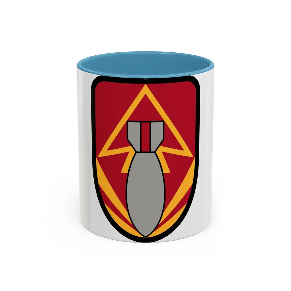 111 Ordnance Group (U.S. Army) Accent Coffee Mug-11oz-Light Blue-Go Mug Yourself