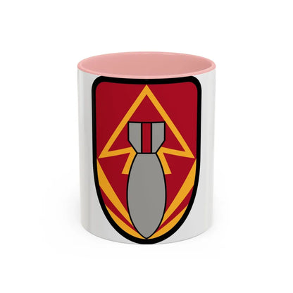 111 Ordnance Group (U.S. Army) Accent Coffee Mug-11oz-Pink-Go Mug Yourself