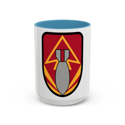 111 Ordnance Group (U.S. Army) Accent Coffee Mug-15oz-Light Blue-Go Mug Yourself