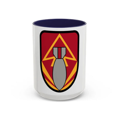 111 Ordnance Group (U.S. Army) Accent Coffee Mug-15oz-Navy-Go Mug Yourself