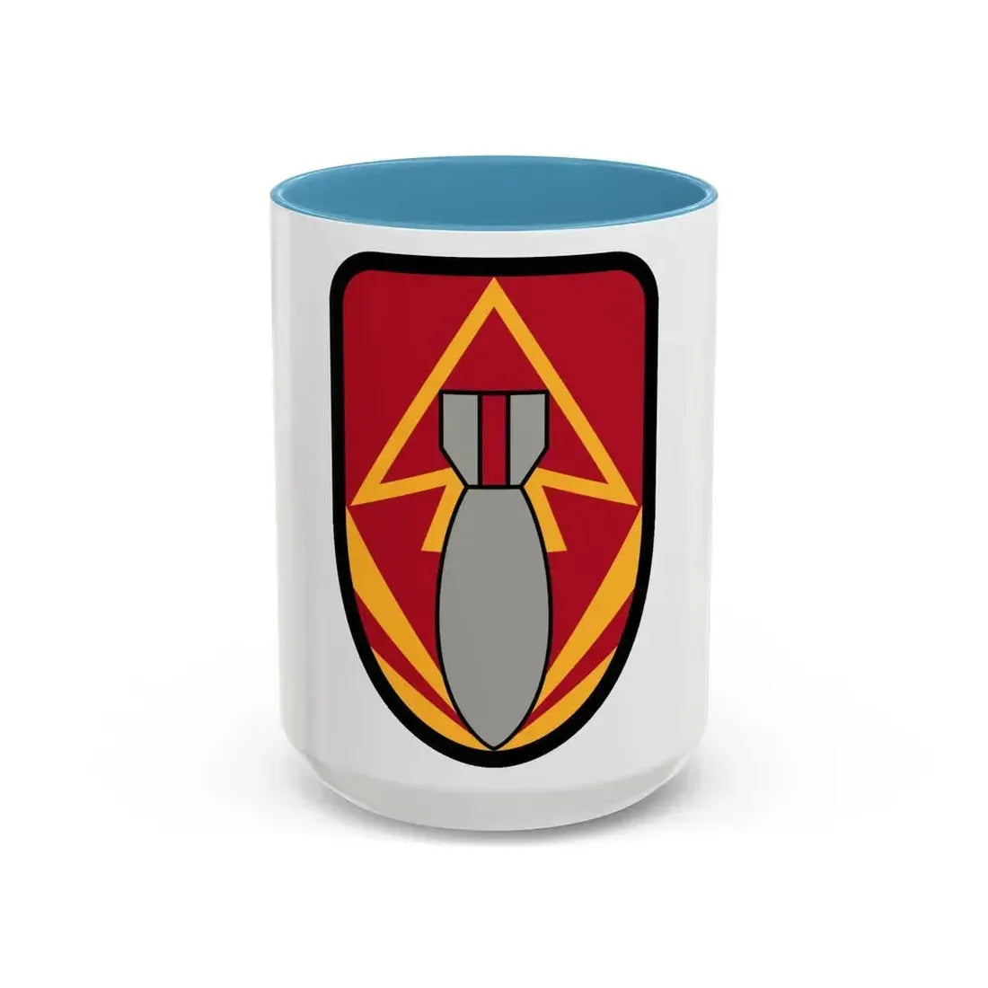 111 Ordnance Group (U.S. Army) Accent Coffee Mug 15oz Light Blue - Go Mug Yourself