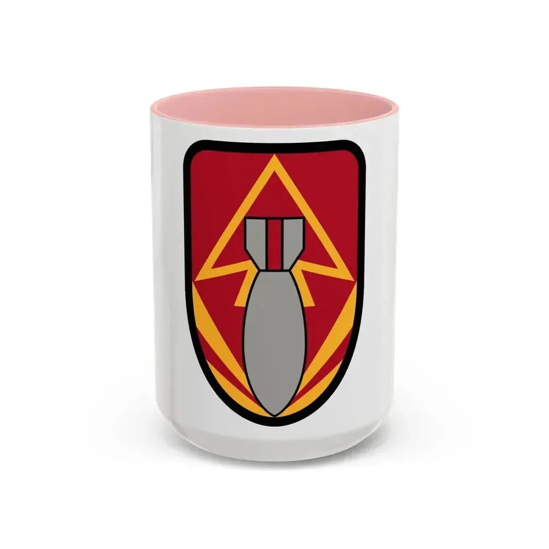 111 Ordnance Group (U.S. Army) Accent Coffee Mug 15oz Pink - Go Mug Yourself