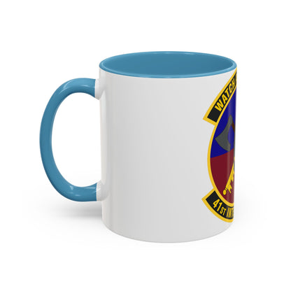 41 Intelligence Squadron ACC (U.S. Air Force) Accent Coffee Mug