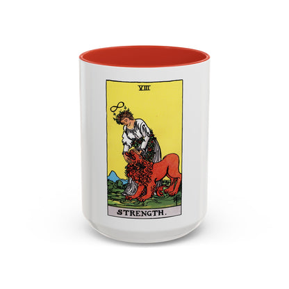 Strength (Tarot Card) Accent Coffee Mug