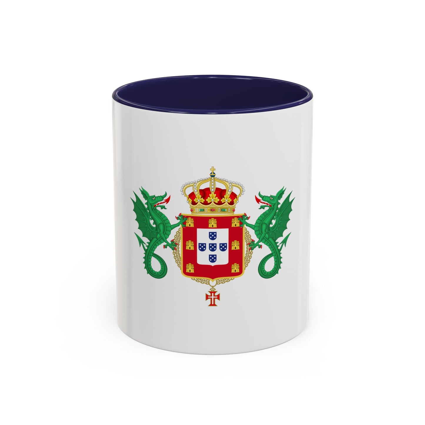 Coat of Arms of the Kingdom of Portugal 1640-1910 - Accent Coffee Mug