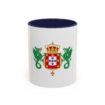 Coat of Arms of the Kingdom of Portugal 1640-1910 - Accent Coffee Mug