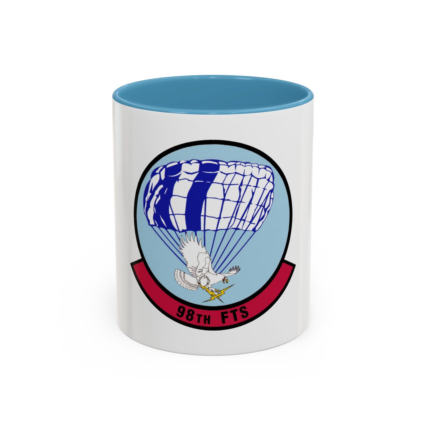 98 Flying Training Squadron AETC (U.S. Air Force) Accent Coffee Mug
