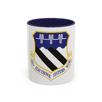 551st Electronic Systems Wing (U.S. Air Force) Accent Coffee Mug