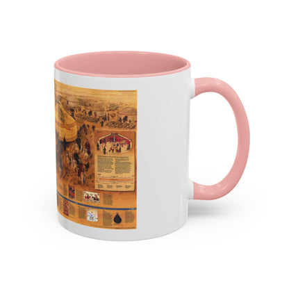 Mongols, The (1996) (Map) Accent Coffee Mug