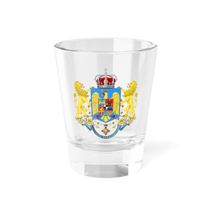 Kingdom of Romania - Medium CoA (Oman) (Coat of Arms) Shot Glass 1.5oz