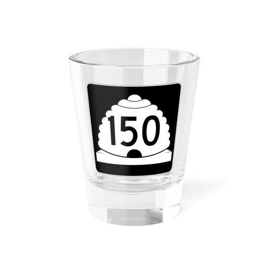 Utah SR 150 (Utah) (Road Sign) Shot Glass 1.5oz-1.5oz-Go Mug Yourself