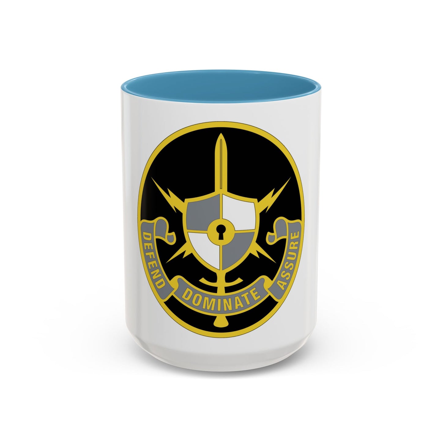United States Cyber School 2 (U.S. Army) Accent Coffee Mug