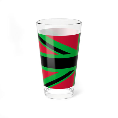 African Britain Flag (United Kingdom) Pint Glass 16oz