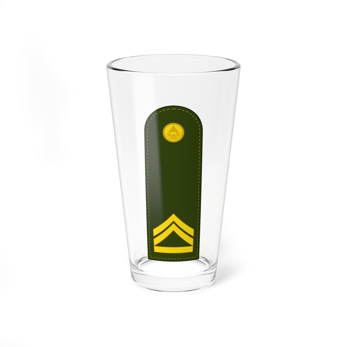 RTA OR 8 Master Sergeant 2nd Class (Thailand) (Military Rank) Pint Glass 16oz