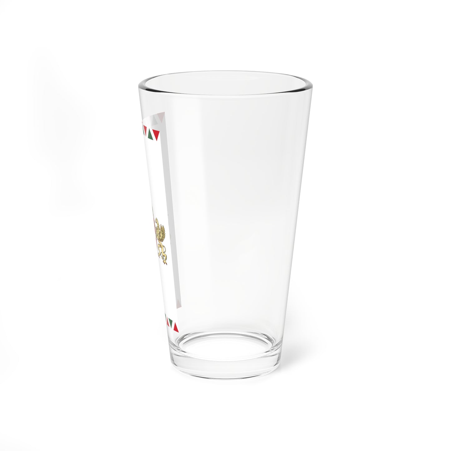 Flag of Budapest vertical (Hungary) Pint Glass 16oz