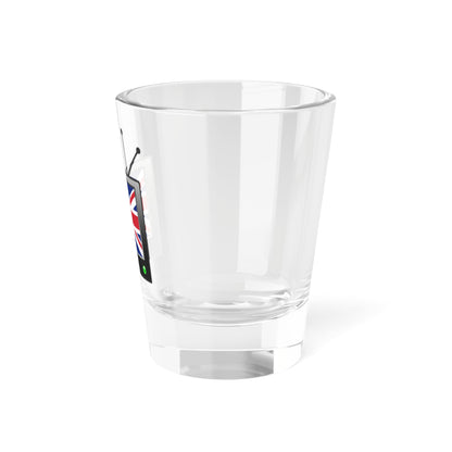 UK TV icon (United Kingdom) Shot Glass 1.5oz