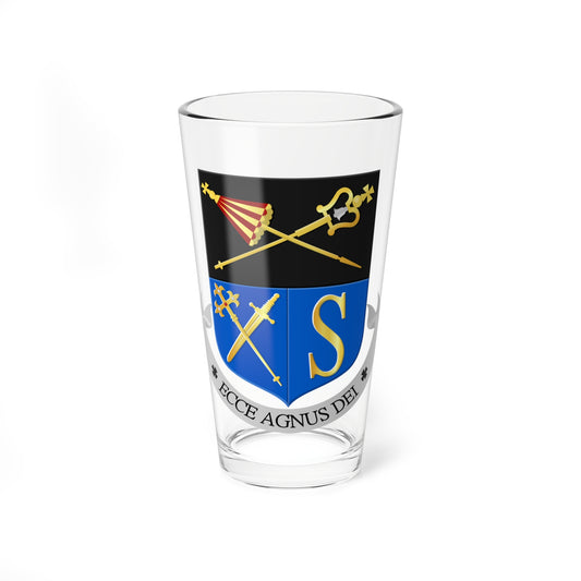 St Johannes de Doper Laren wapen (Netherlands) (Coat of Arms) Pint Glass 16oz