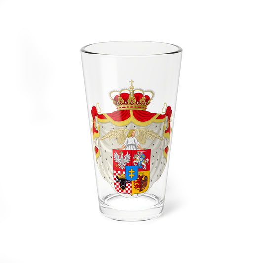 Coat of Arms of Vladislav Warnenczyk (Lithuania) (Coat of Arms) Pint Glass 16oz