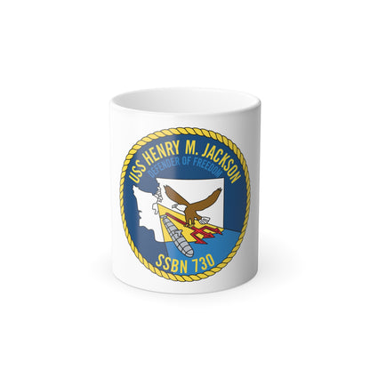 USS Henry M Jackson SSBN 730 (U.S. Navy) Color Changing Mug 11oz