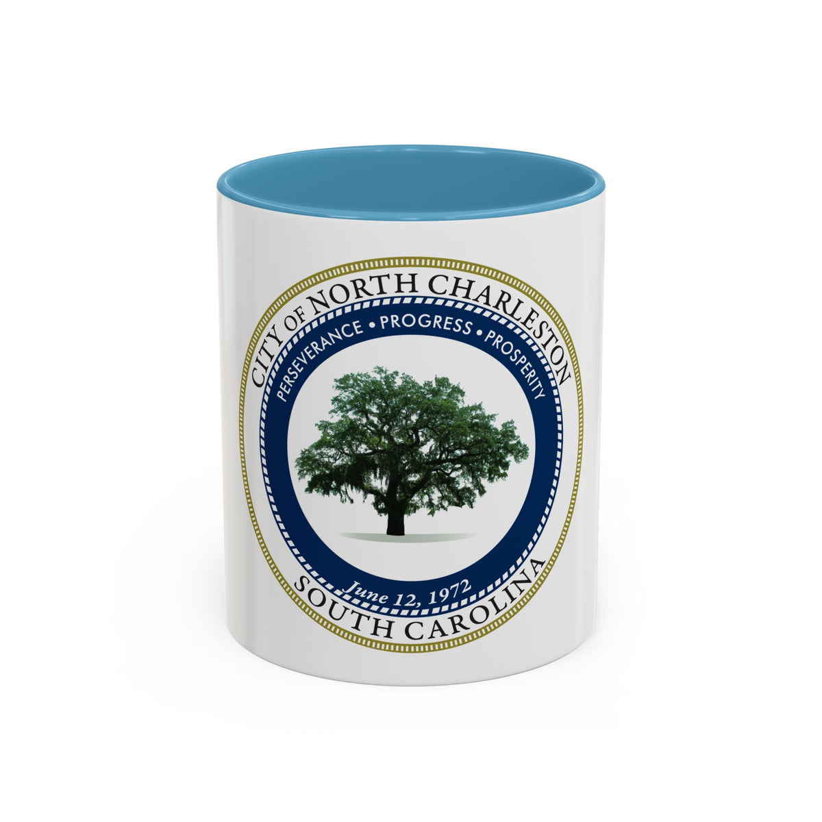 Seal of North Charleston South Carolina - Accent Coffee Mug