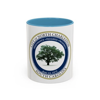 Seal of North Charleston South Carolina - Accent Coffee Mug