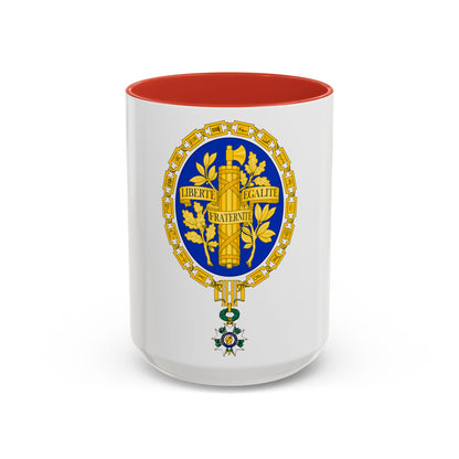 Coat of arms of the French Republic - Accent Coffee Mug