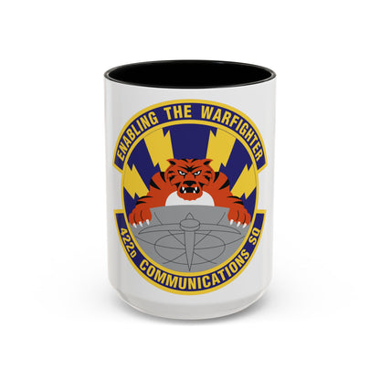 422d Communications Squadron (U.S. Air Force) Accent Coffee Mug